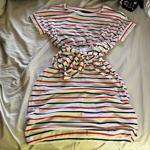 Banana Republic tie waist t-shirt dress